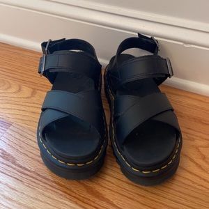 Womens Dr. Martens Voss II Sandal - Black